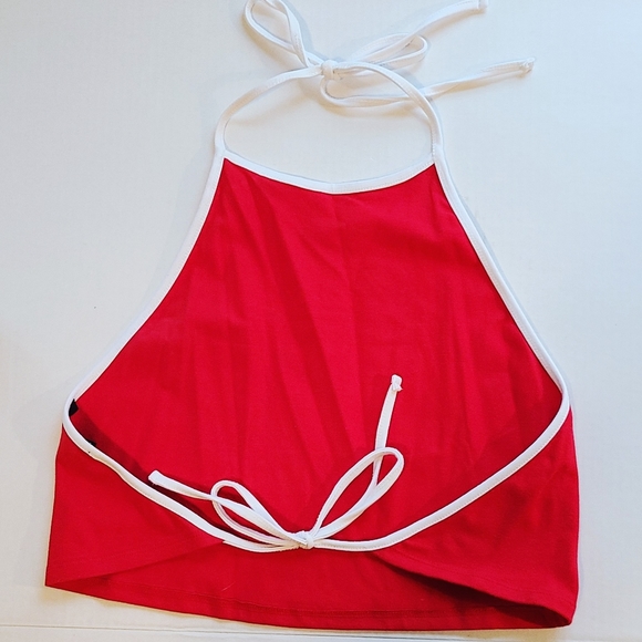 Forever 21 Halter Top/plaid/large - Picture 3 of 3